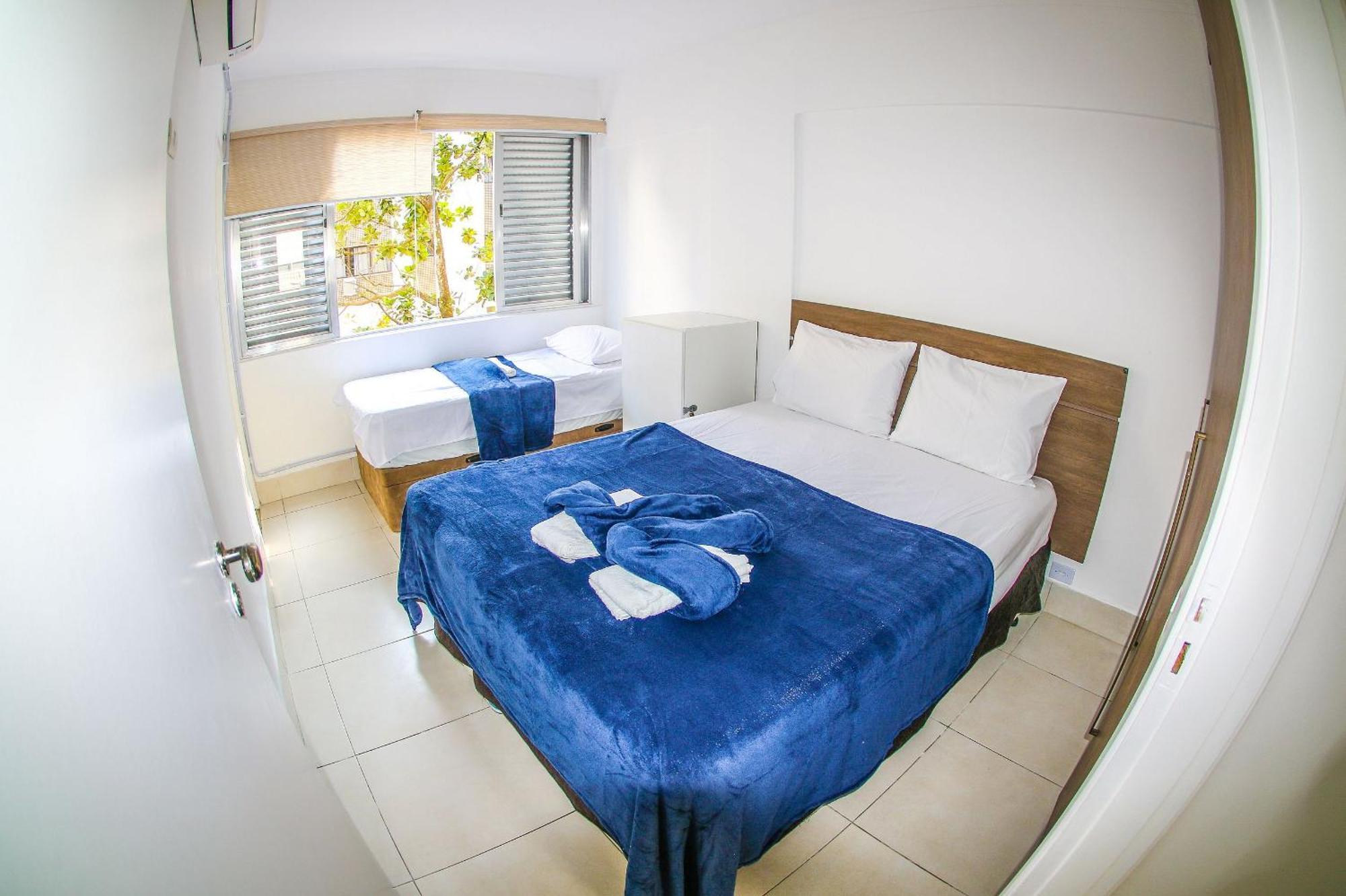 5E-Pe Na Areia Da Praia Do Tombo, 2 Quartos, Ar Cond, 2 Banheiros,2 Vagas+Roupas De Cama Гуаружа Экстерьер фото