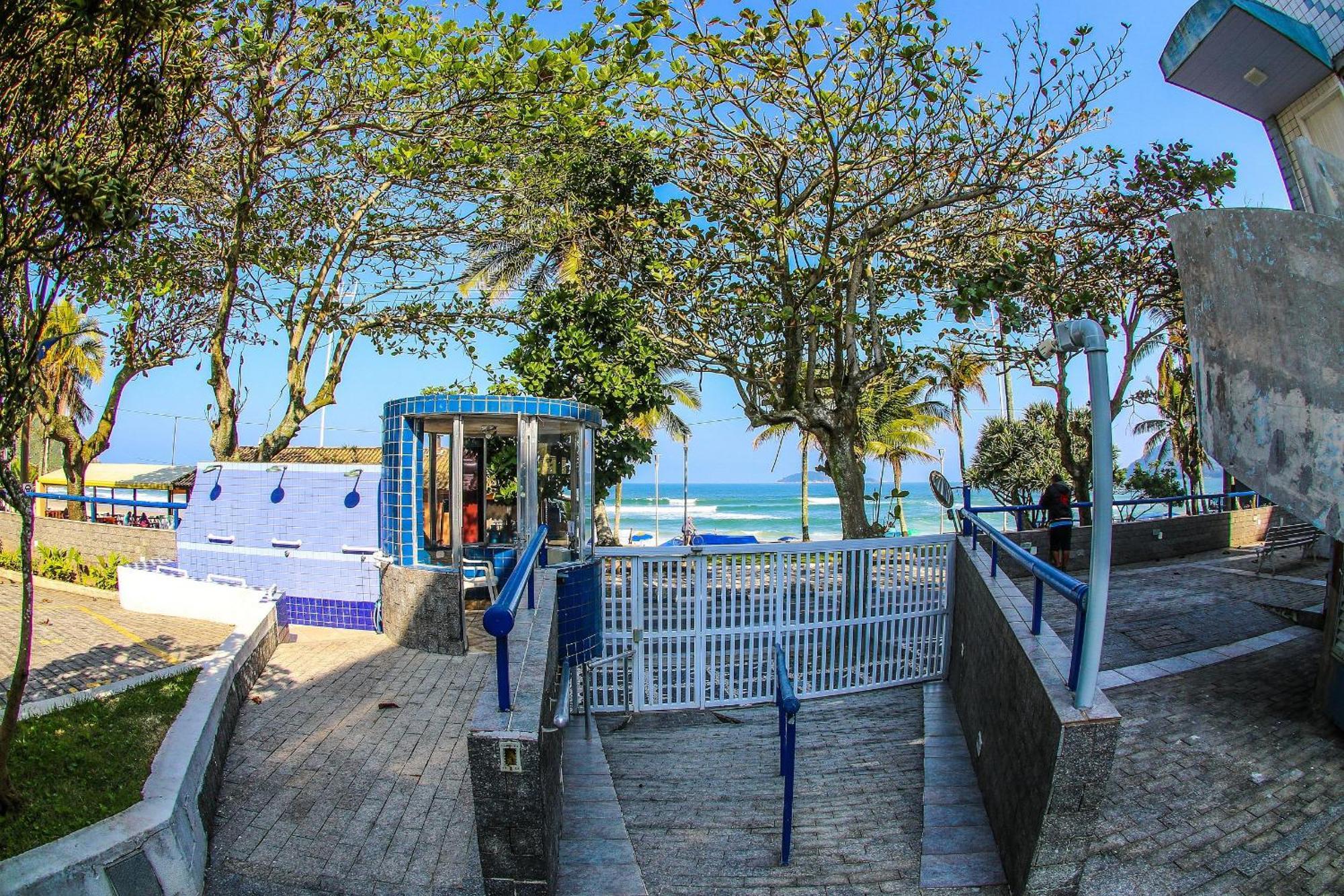 5E-Pe Na Areia Da Praia Do Tombo, 2 Quartos, Ar Cond, 2 Banheiros,2 Vagas+Roupas De Cama Гуаружа Экстерьер фото